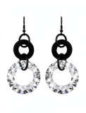 DG Double Crystal Hoop Earrings