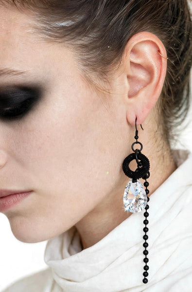 DG crystal ball chain hoop
