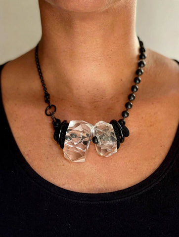 DG Double Barrel Crystal Choker
