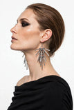 DG Silver spine chandelier earrings