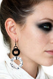 DG Double Crystal Hoop Earrings