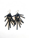 DG Black Spine Chandelier Earrings