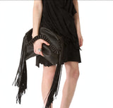 Fringed clutch