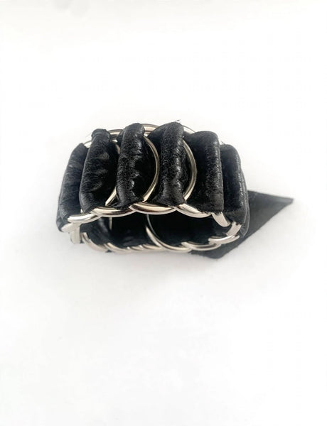 DG woven D ring bracelet med