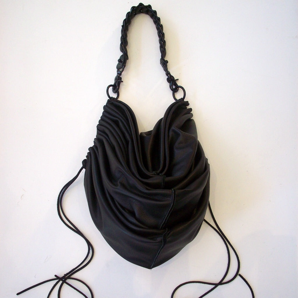 Money Large Handbag in Black